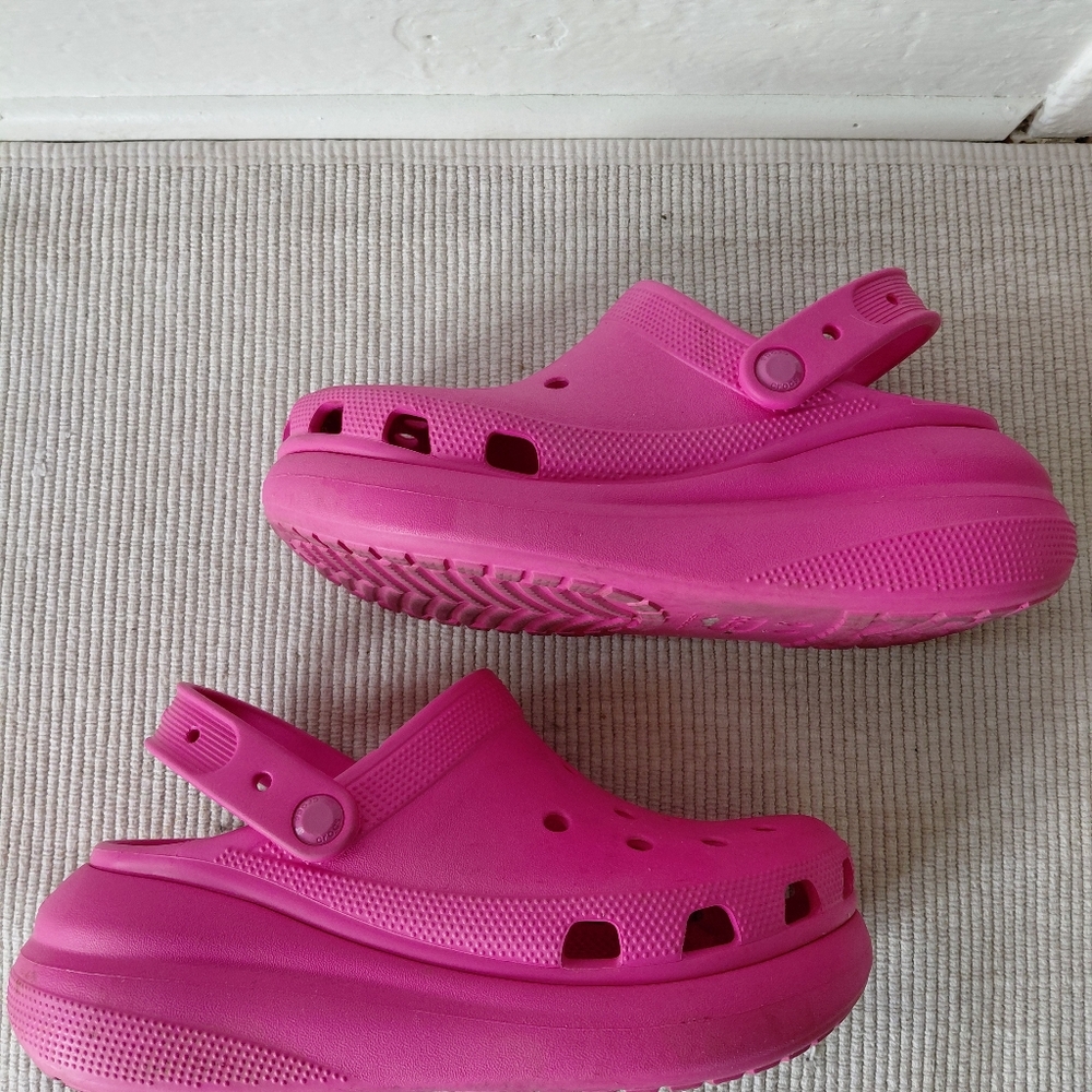 Women’s Crocs Platform Pink 9 - Picture 5 of 7